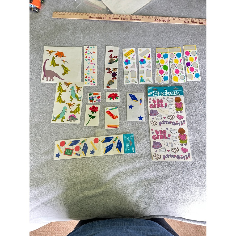 Vintage Sticker Lot Mrs Grossmans Frances Meyer Kids Potty Training 90s